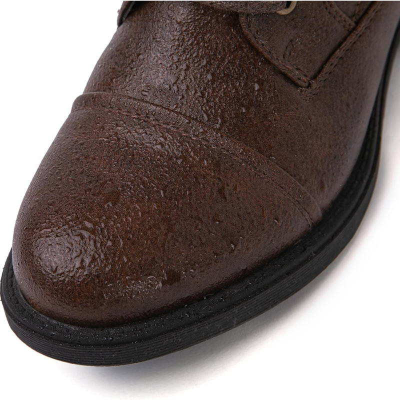 Women’s Brown Lace-Up Combat Ankle Boots