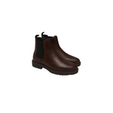 Men's Textured Genuine Leather Chelsea Boots